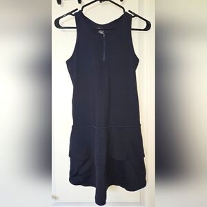 Athleta Girls Navy Blue Swing Dress XL (14)